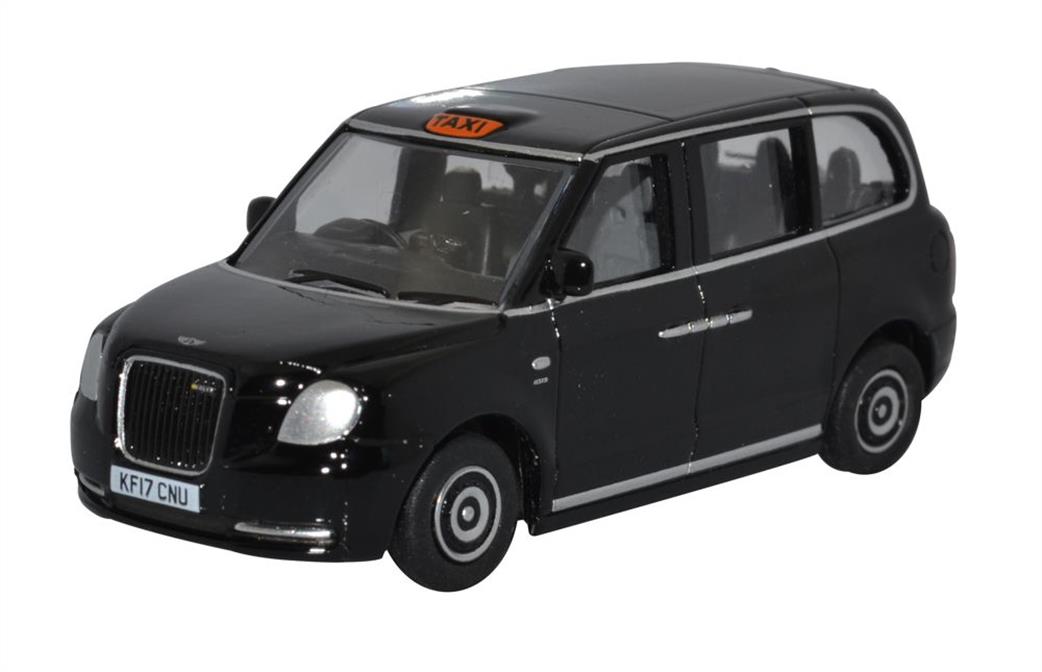 Oxford Diecast 1/76 76TX5001 LEVC Electric Taxi Black