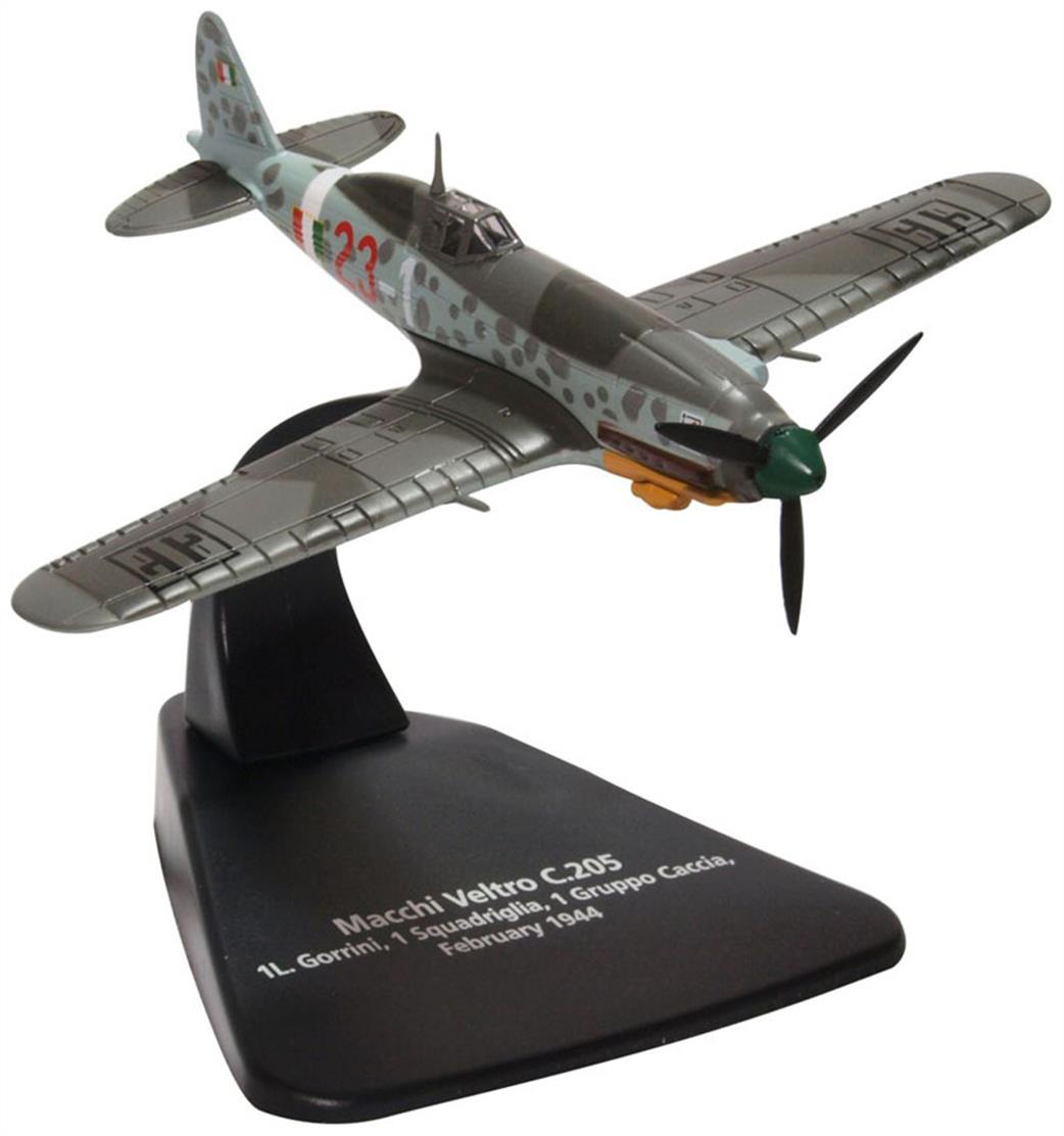 Oxford Diecast 1/72 AC091 Macchi Veltro 205 1L.Gorrini 1 Squadriglia 1 Gruppo Caccia 1944