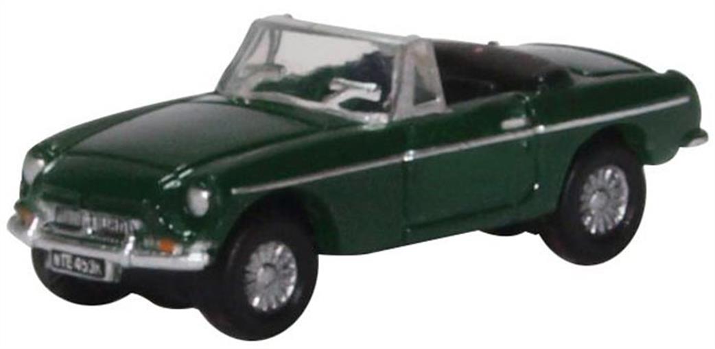 Oxford Diecast 1/148 NMGB003 MGB Roadster British Racing Green