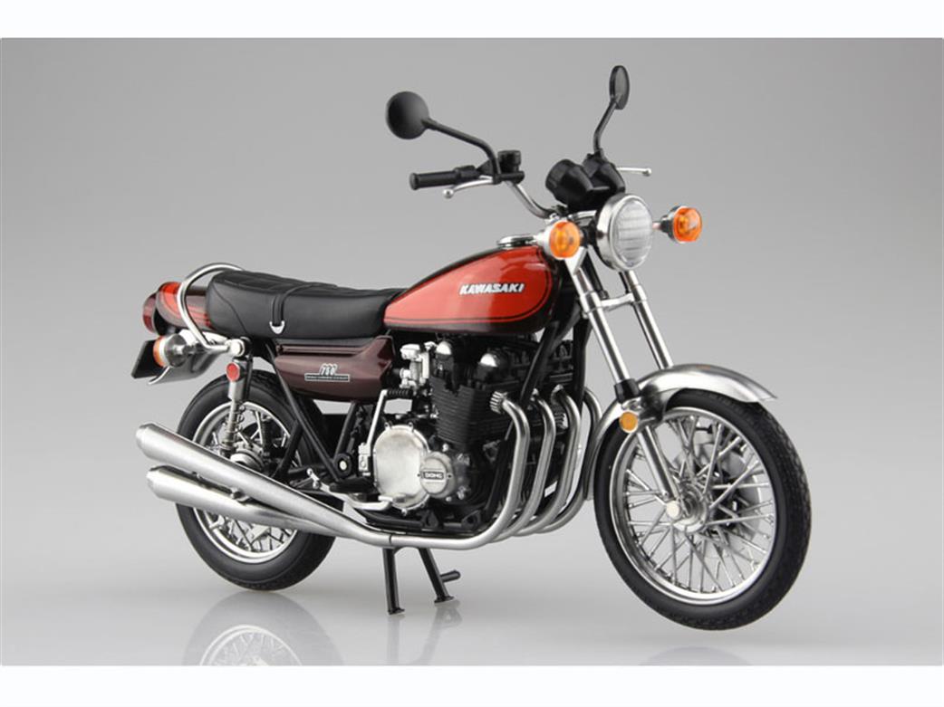 Aoshima 1/12 10462 Kawasaki 750RS Fire Ball Diecast Motorcycle Model