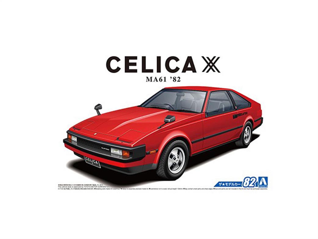 Aoshima 1/24 05613 Toyota MA61 Celica XX280 Plastic Car kit