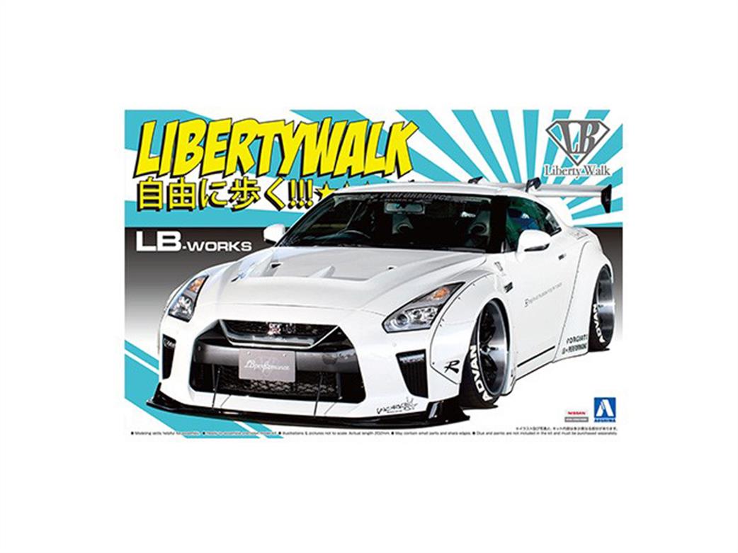 Aoshima 1/24 05590 Nissan LB Works R35 GT-R Car Kit