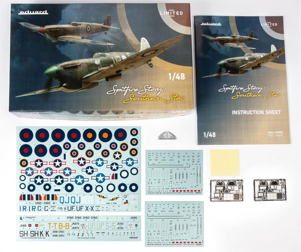 Eduard 1/48 11157 Spitfire Story Southern Star Dual Combo Plastic Kit