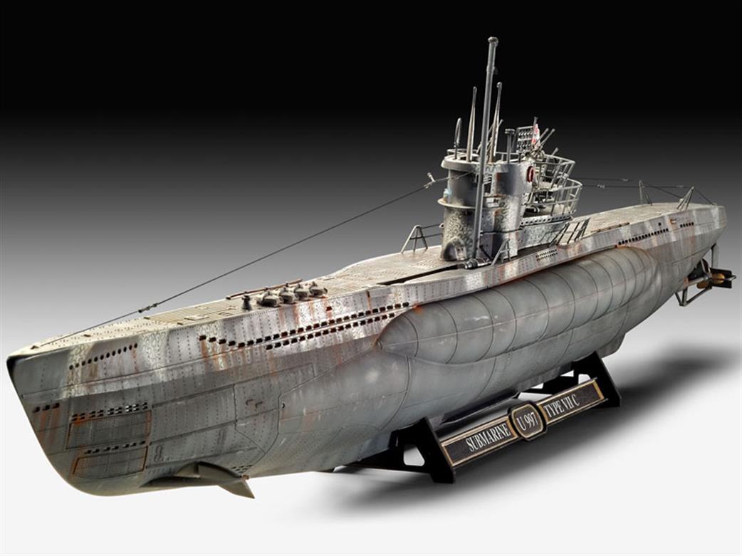 Revell 1/72 05163 German U Boat Submarine Platinum Edition Plastic Kit