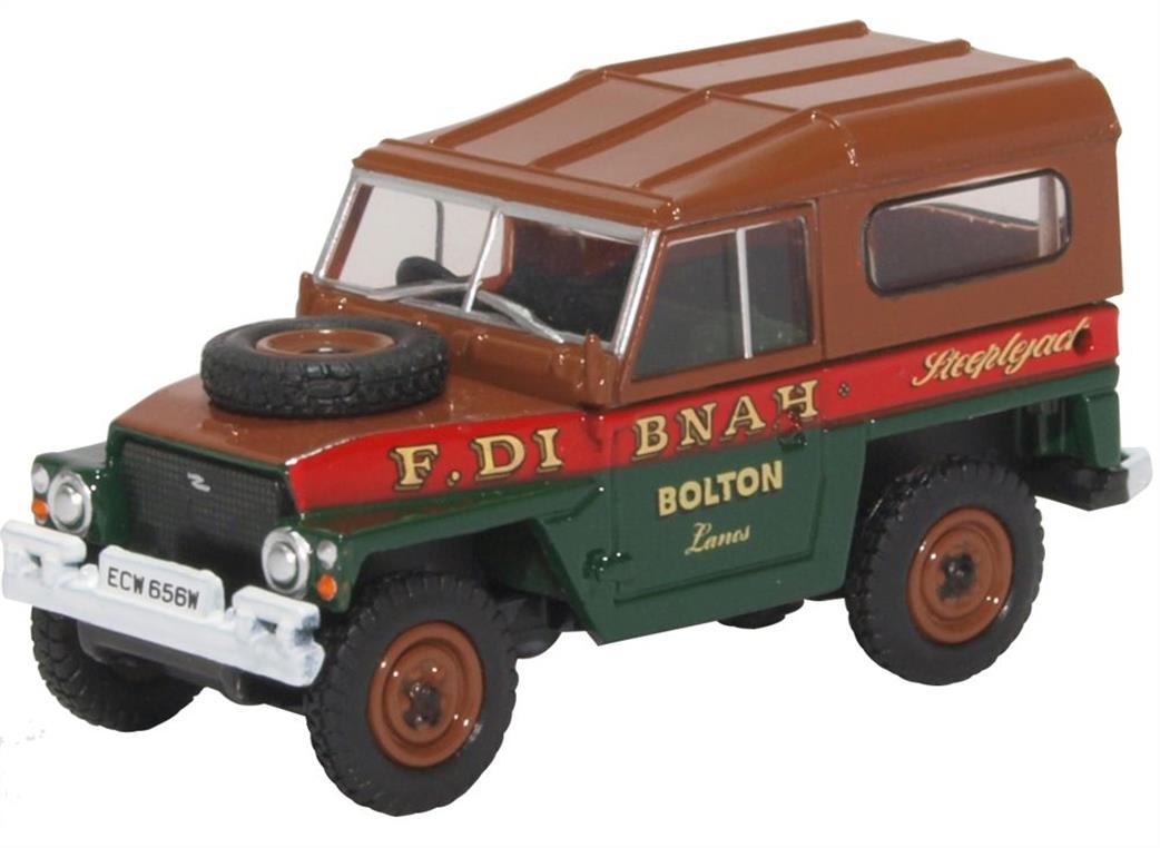 Oxford Diecast 1/76 76LRL006 Land Rover Lightweight Hard Top Fred Dibnah