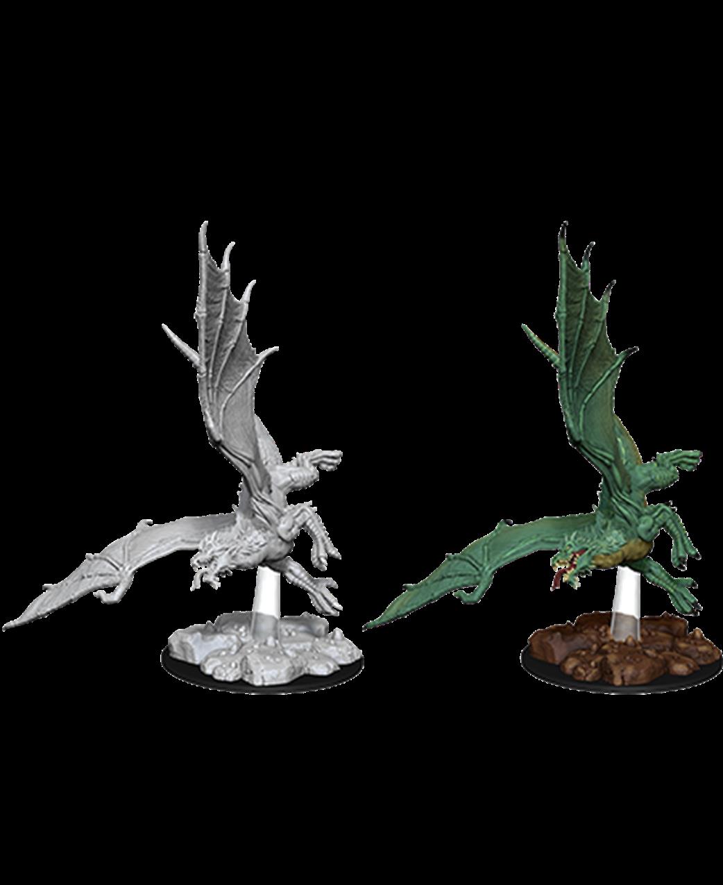 Wizkids  73684 Young Green Dragon: D&D Nolzur's Marvelous Unpainted Miniatures