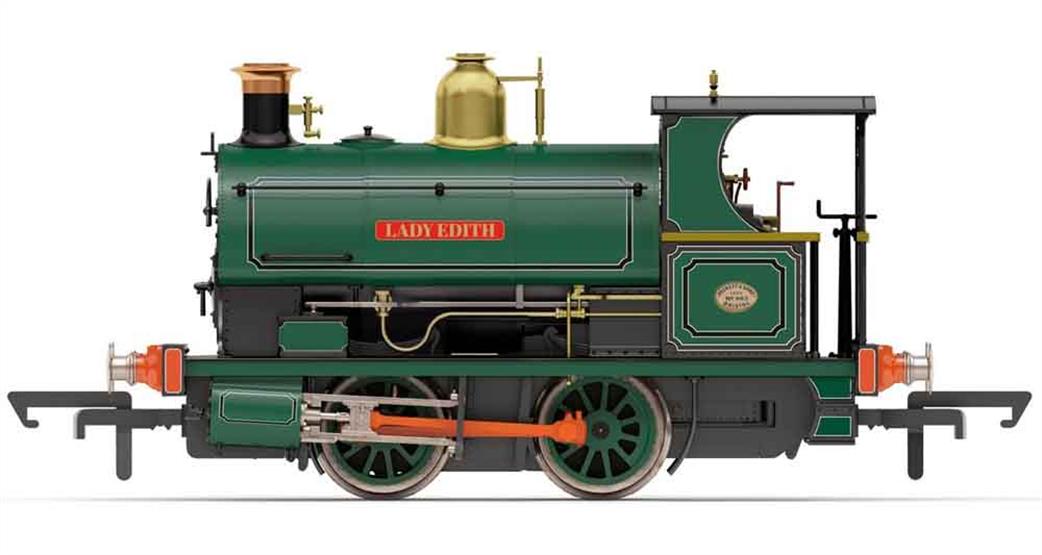 Hornby OO R3761 Peckett Lady Edith Round Oak Works W4 Class 0-4-0ST Open Back Cab