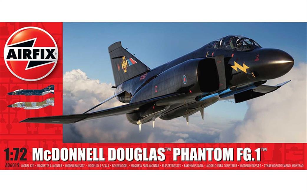 Airfix 1/72 A06019 McDonnell Douglas Phantom FG1 RAF Aircraft Kit