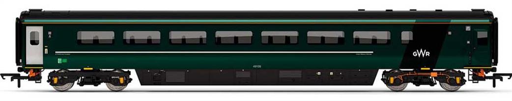 Hornby OO R4896B GWR 49109 Mk3 TGS Guard Standard Class Coach Sliding Doors GWR Green