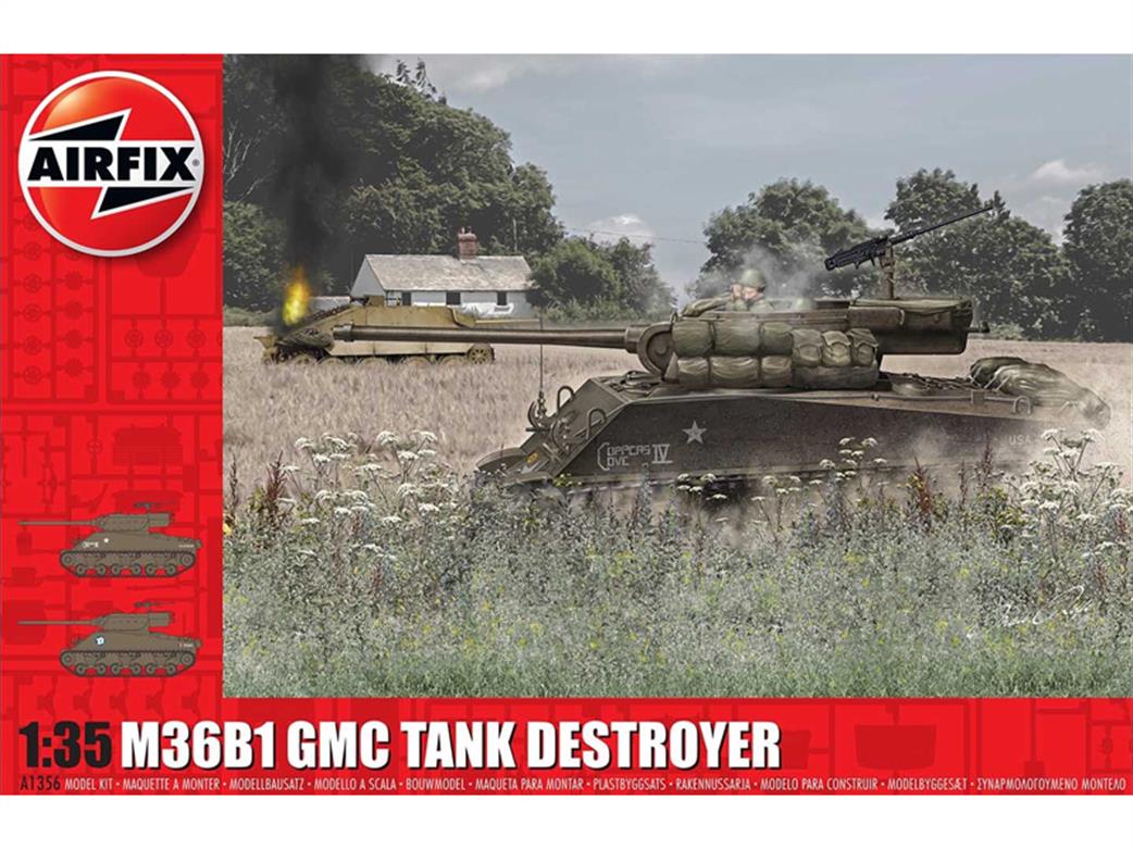 Airfix 1/35 A1356 M36B1 GMC WW2 Tank Destroyer Kit