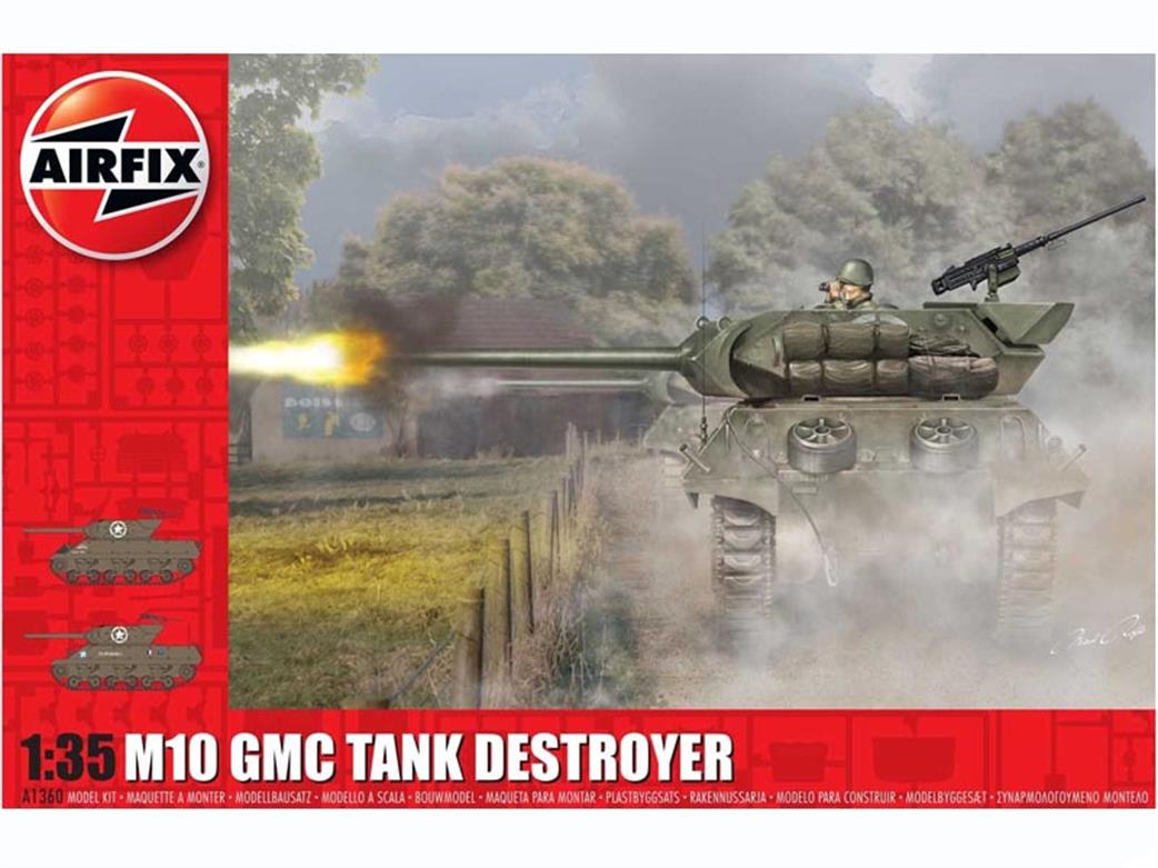 Airfix 1/35 A1360 M10 GMC WW2 Tank Destroyer Kit