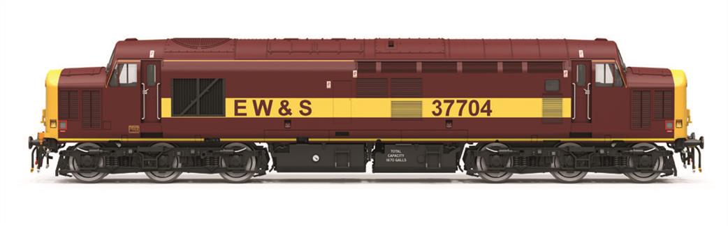 Hornby TT:120 TT3037TXSM EWS Class 37 Co-Co Diesel Electric 37704 Sound Fitted