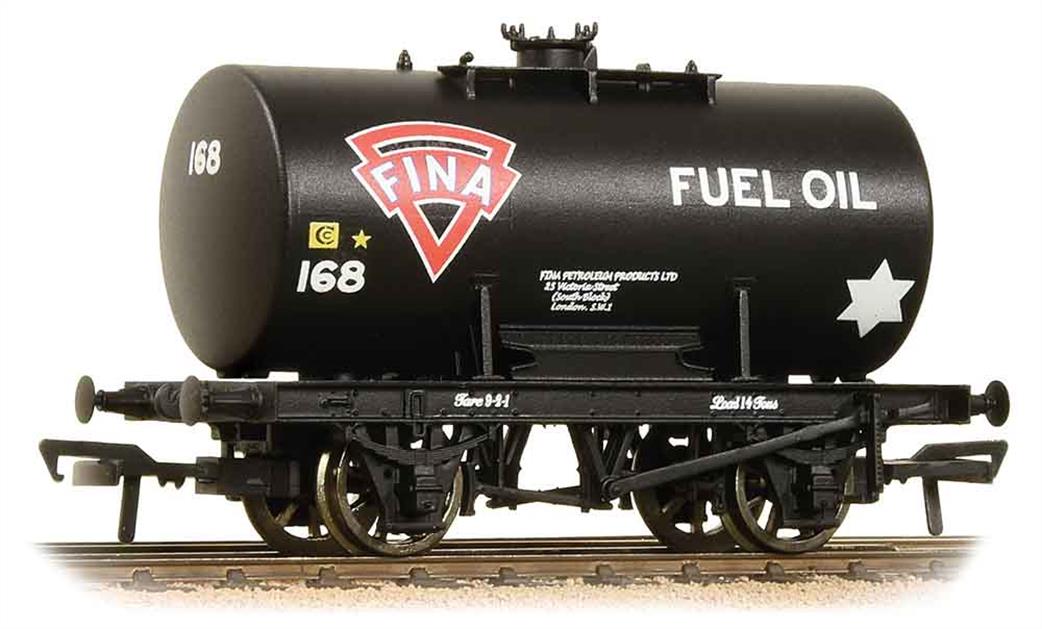 Bachmann OO 38-779 Fina Class B 14T Anchor-Mounted Tank Wagon