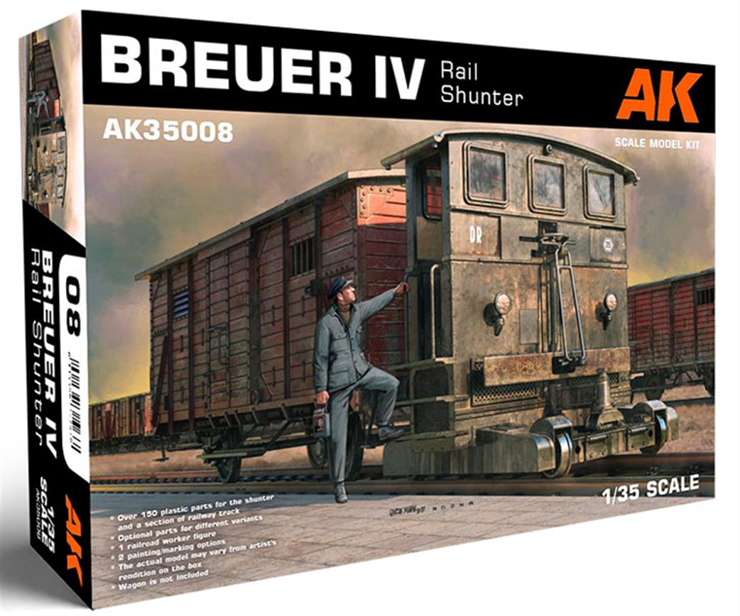 AK Interactive 1/35 AK35008 Breuer IV Rail Shunter Plastic Kit