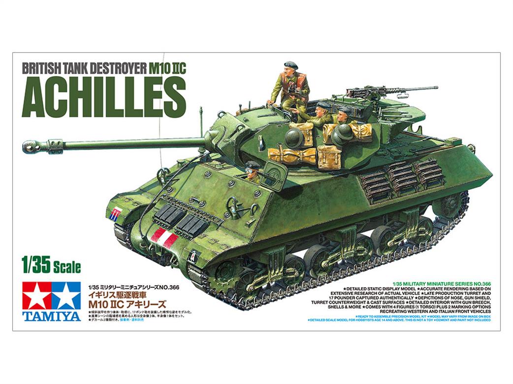 Tamiya 1/35 35366 British M10 IIC Achilles Tank Destroyer Kit