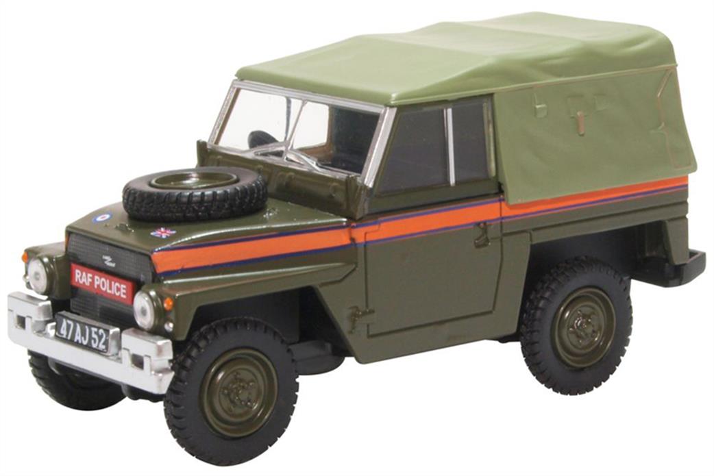 Oxford Diecast 1/43 43LRL007 Land Rover Lightweight Canvas RAF Police