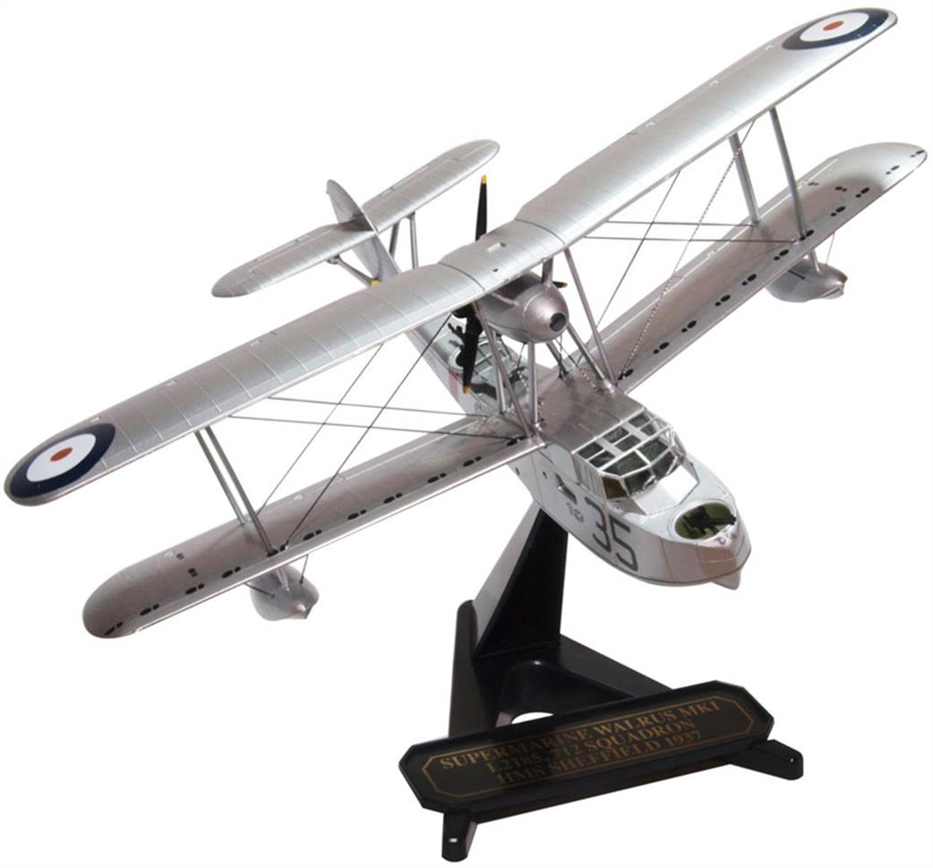 Oxford Diecast 1/72 72SW005 Supermarine Walrus L2185 712 Sqn., HMS Sheffield 1937