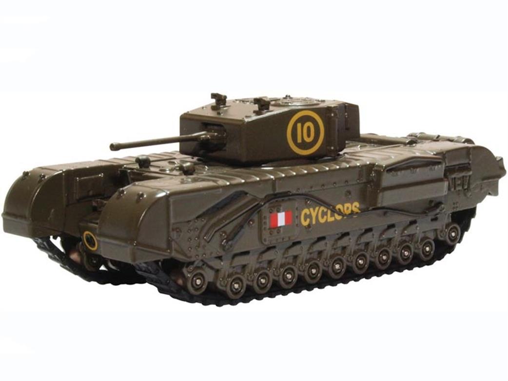 Oxford Diecast 1/76 76CHT005 Churchill Tank 51st RTR UK 1942