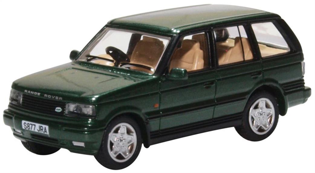 Oxford Diecast 1/76 76P38003 Range Rover P38 Epsom Green