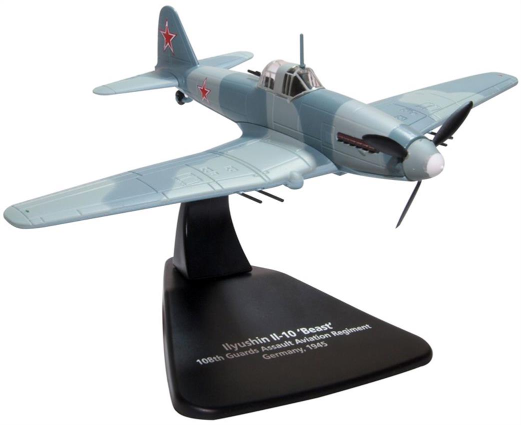 Oxford Diecast 1/72 AC093 Ilyshuin il-10 Aircraft Model