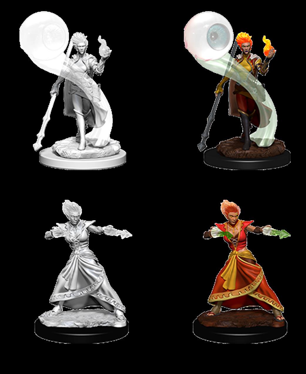 Wizkids  73336 Fire Genasi Wizard: D&D Nolzur's Marvelous Unpainted Miniatures