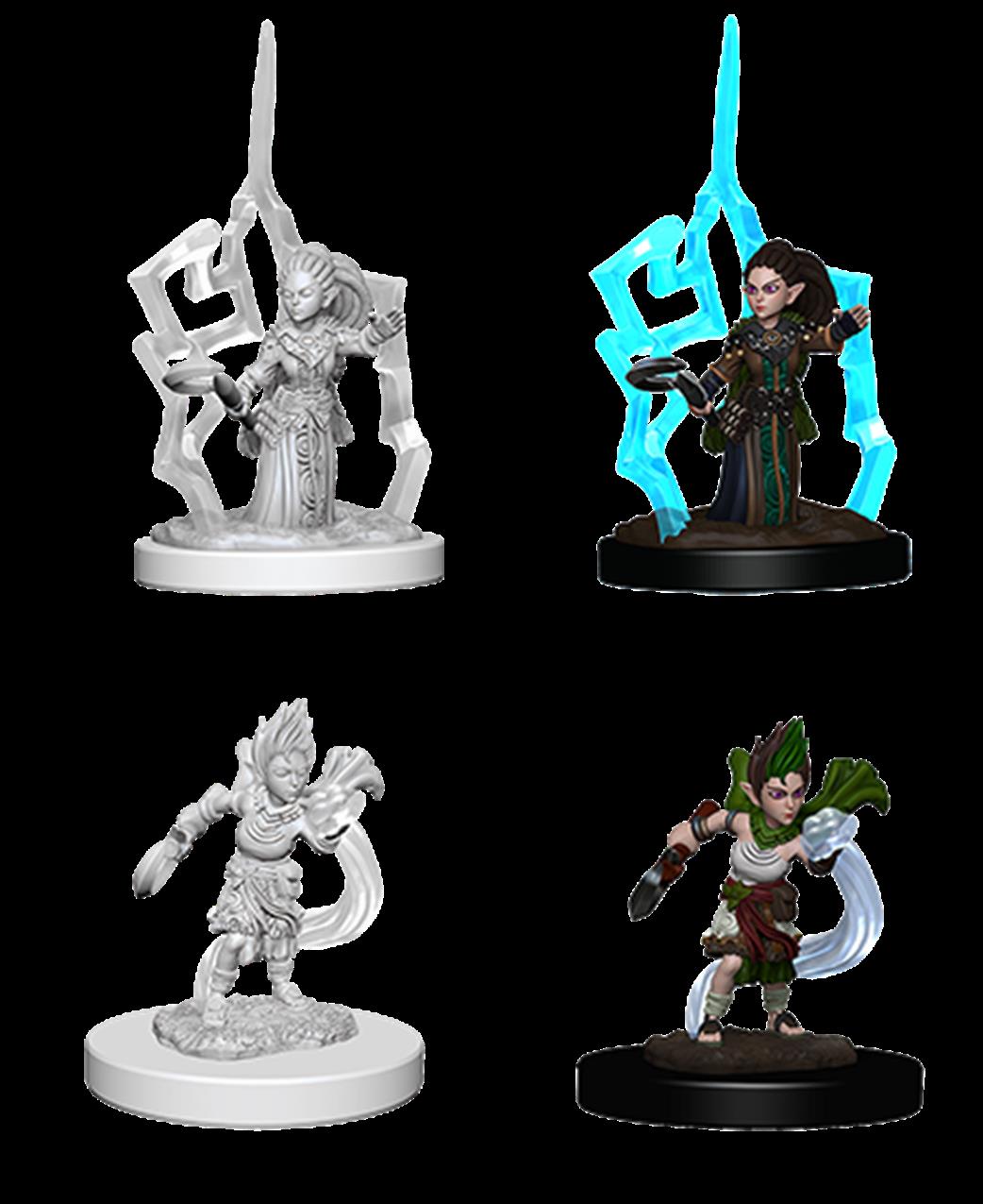 Wizkids  73347 Gnome Female Druid: Pathfinder Deep Cuts Unpainted Miniatures