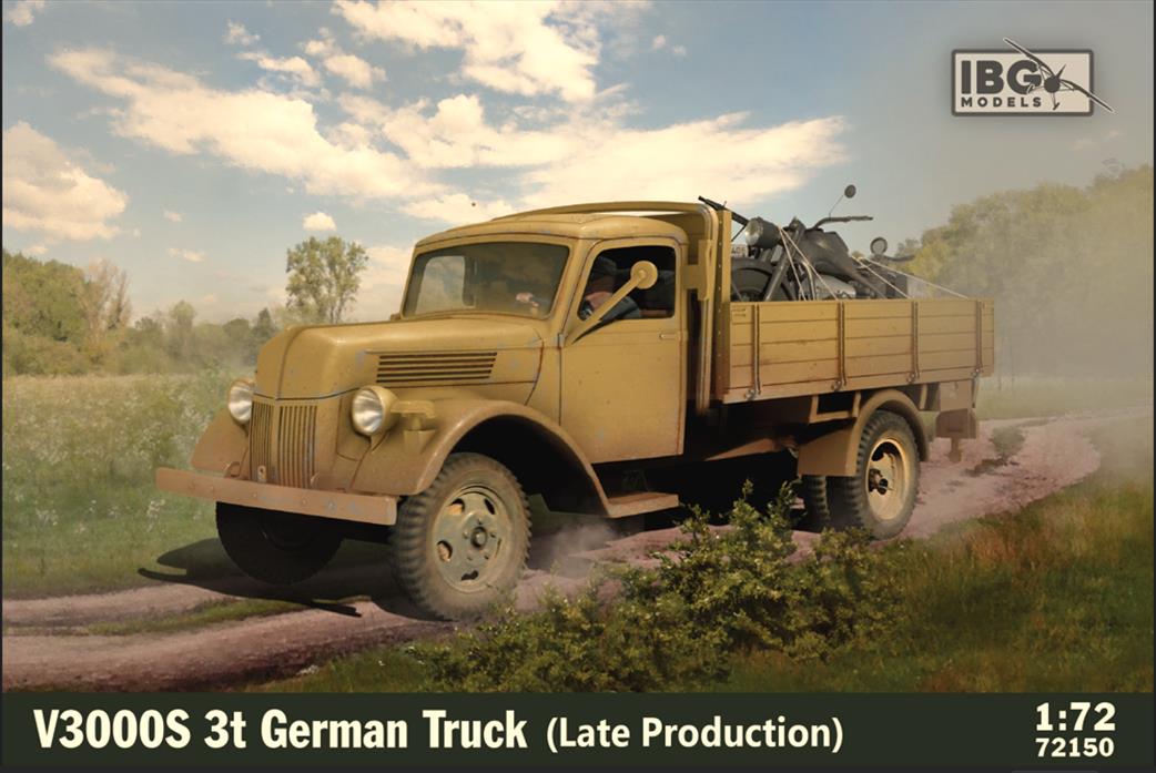 IBG Models 1/72 72150 V3000S 3t German Truck Late production Kit