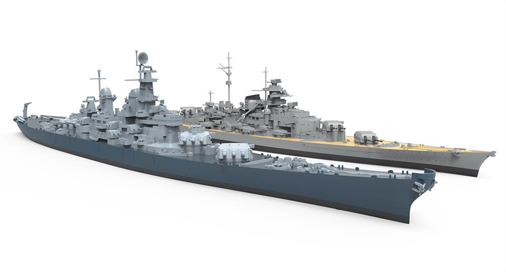 Meng 1/700 MNGPS-004 US Navy USS Missouri WW2 Battleship Kit