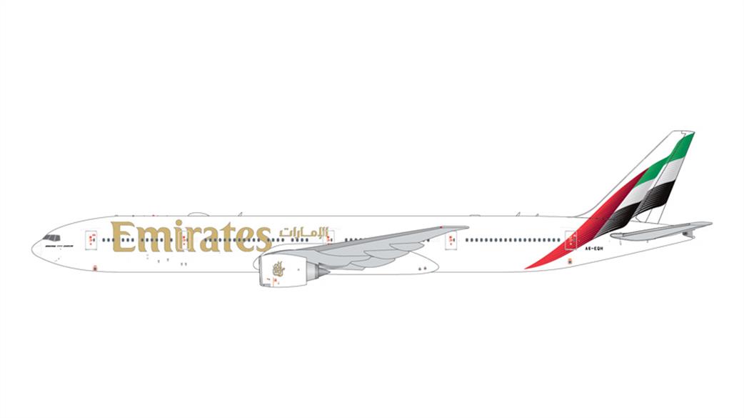 Gemini Jets 1/400 GJUAE2318 EMIRATES B777-300ER A6-EQH Diecast Aircraft Model