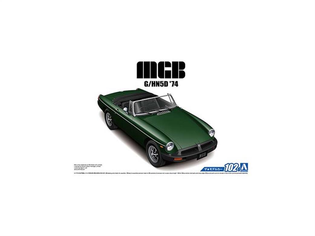 Aoshima 1/24 05686 MGB Mk-3 1974 Car Kit