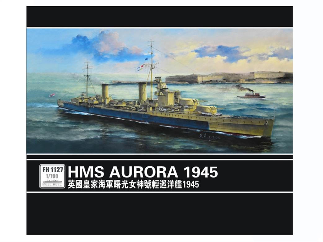 Flyhawk 1/700 FH1127 HMS Aurora 1945 Arethusa Class Light Cruiser Plastic Kit