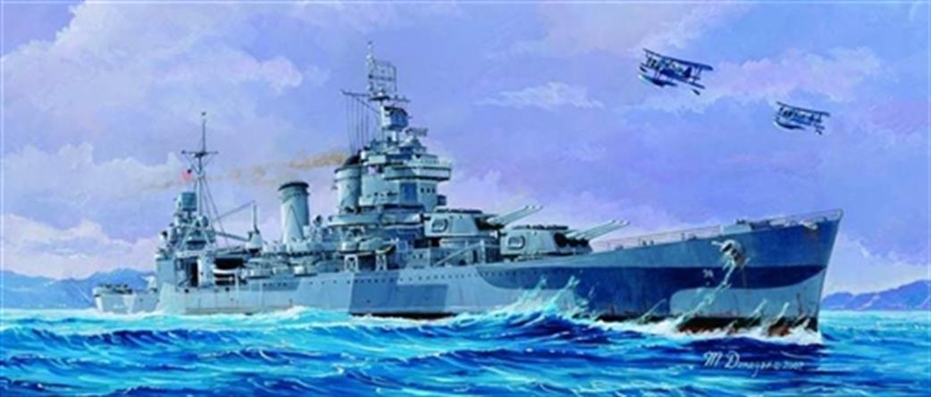 Trumpeter 1/700 05747 USS San Francisco Kit US Cruiser 1944