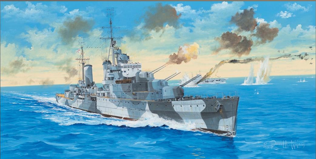 Trumpeter 1/350 05366 HMS Naiad RN Dido Class Cruiser Quality Plastic Kit