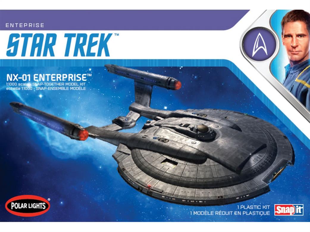 Polar Lights 1/1000 POL966 Star Trek NX-01 Enterprise Snap Kit