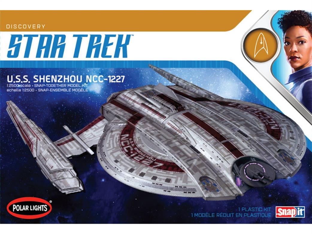 Polar Lights 1/2500 POL967 Star Trek USS Shenzhou NCC-1227 Snap Kit