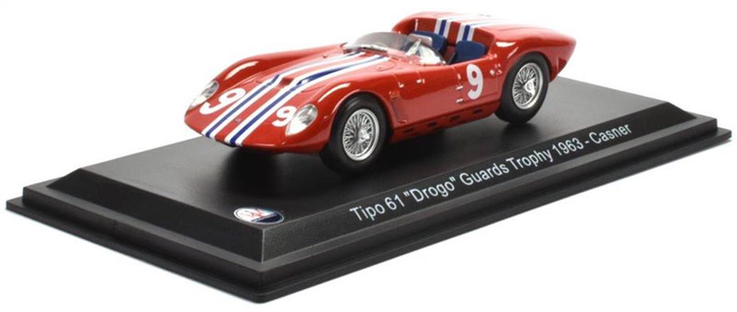 MAG 1/43 MAG HD48 Maserati Tipo 61 'Drog' Guards Trophy 1963 168 Casner