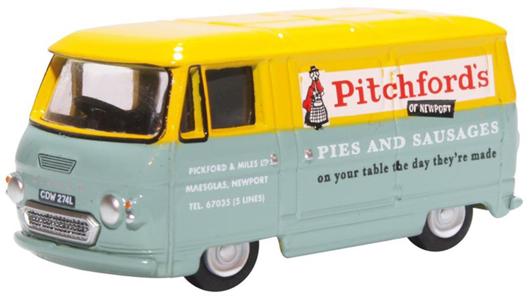 Oxford Diecast 1/76 76PB009 Commer PB Van Pitchford and Miles