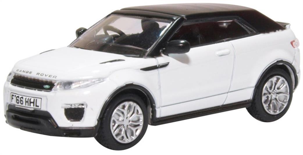 Oxford Diecast 1/76 76RREC003 Range Rover Evoque Convertible Fuji White