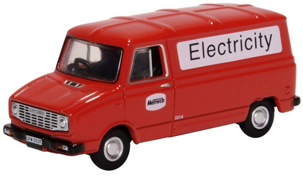 Oxford Diecast 1/76 76SHP008 Leyland Sherpa Van Manweb Electricity