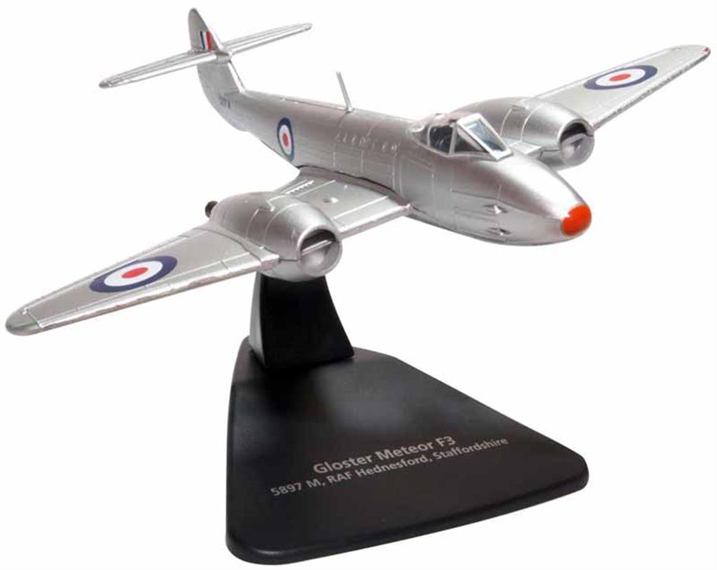 Oxford Diecast 1/72 AC095 Gloster Meteor 5897M RAF Hednesford Staffs