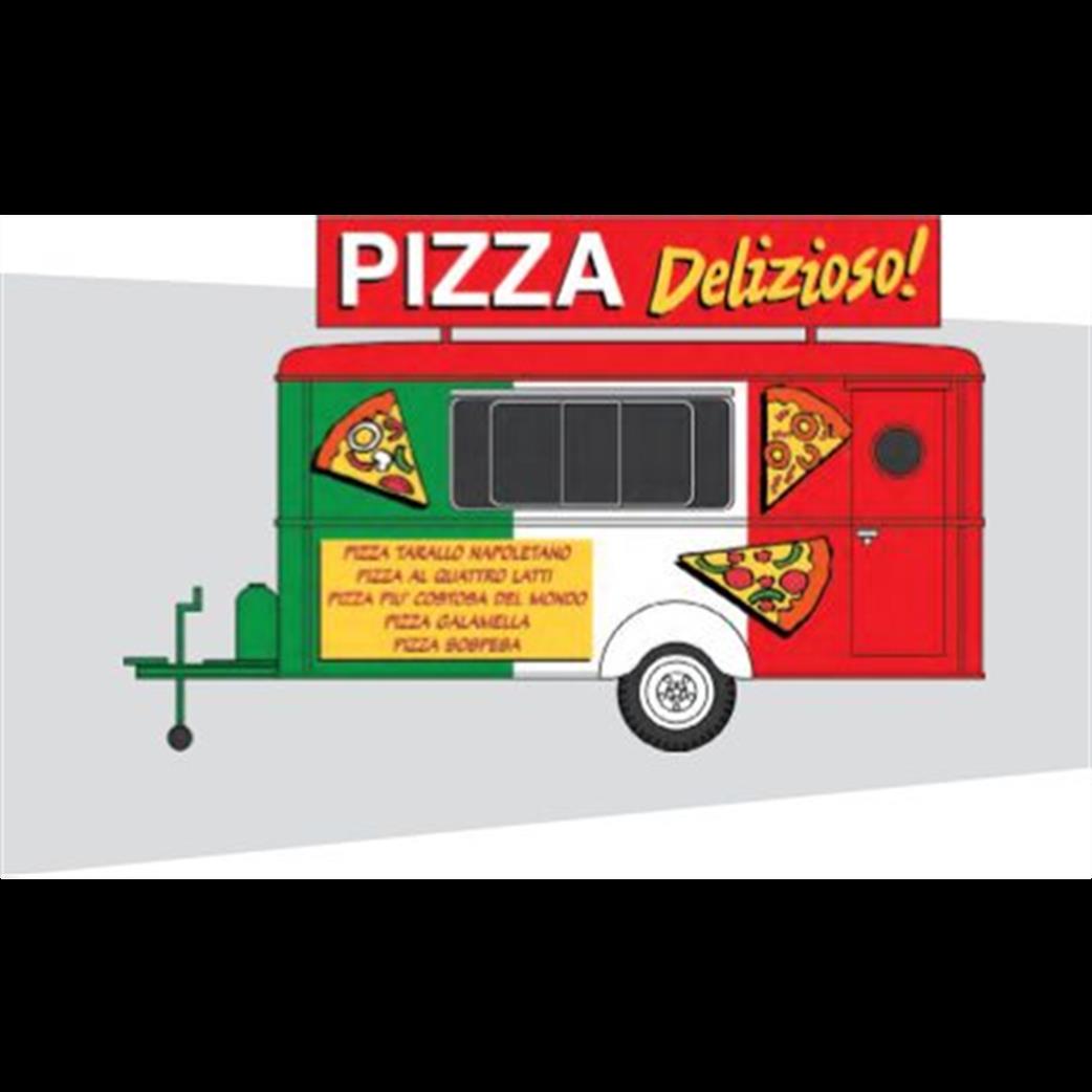 Lima 1/76 HC5002 Pizza Mobile Food Trailer