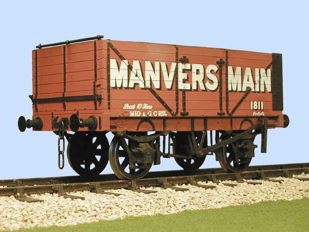 Slaters Plastikard O Gauge 7041M Manvers Main Colliery Charles Roberts 7 Plank End Door Wagon Kit