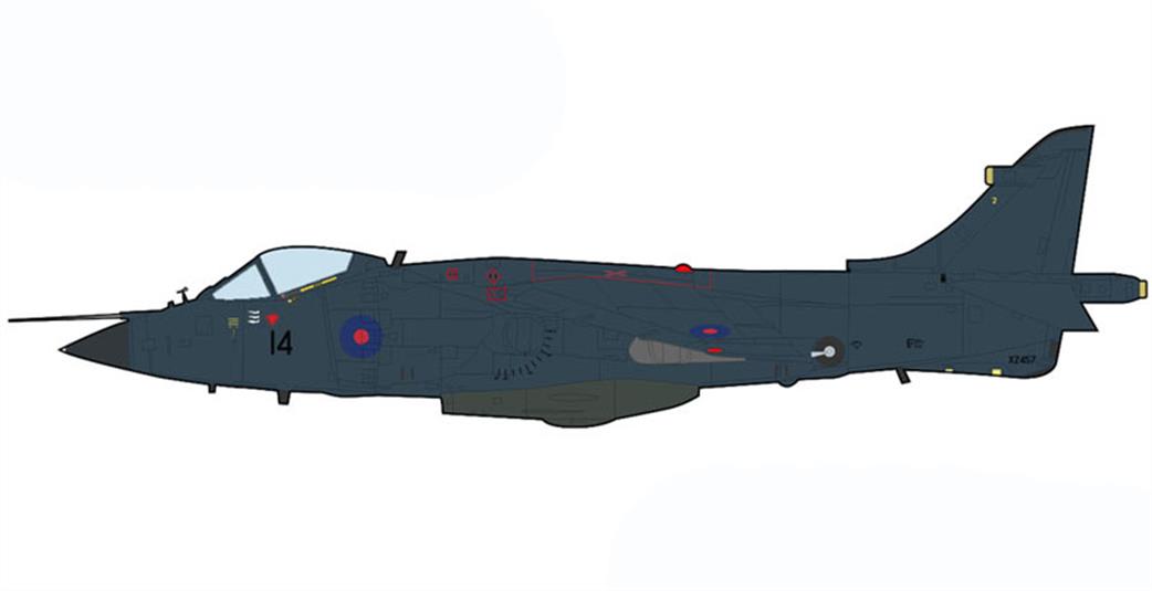 Hobby Master 1/72 HA4106 Sea Harrier FRS Mk.1 Falklands XZ457, 899 NAS, HMS Hermes 1982