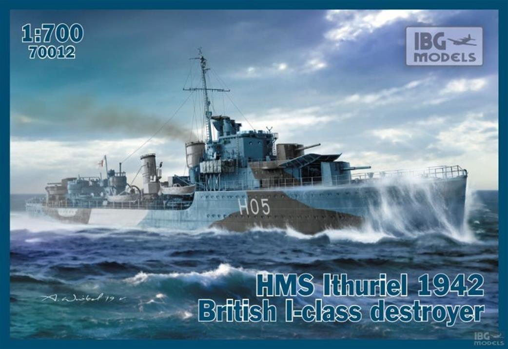 IBG Models 1/700 70012 HMS Ithuriel 1942 British RN i Class Destroyer Kit