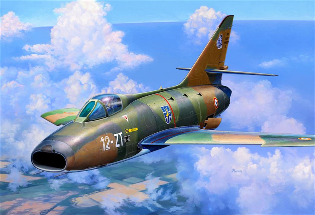 Azur 1/72 FR0036 Super Mystere SMB2 late Jet Aircraft Kit