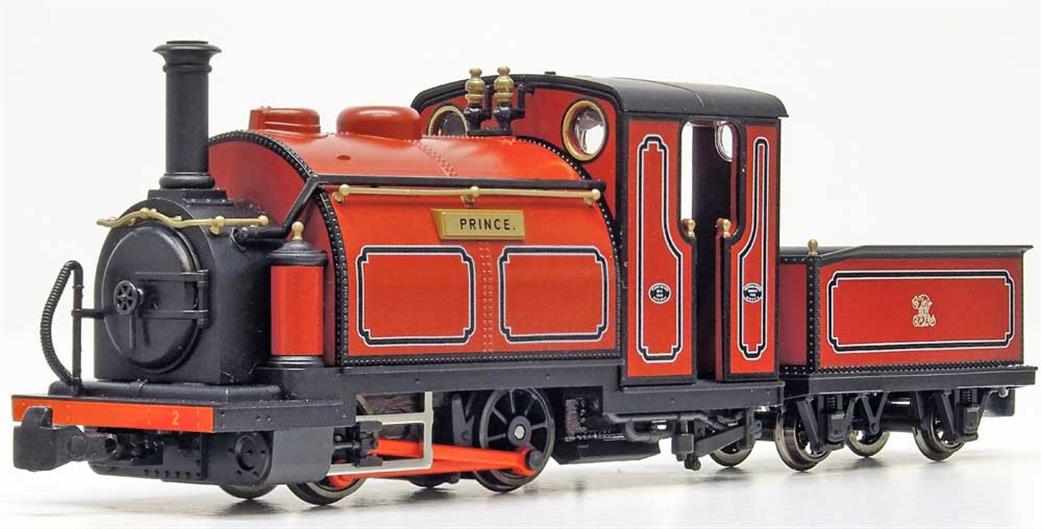 Kato OO9 51-251B Festiniog Railway Prince Small England 0-4-0TT Engine Maroon Livery