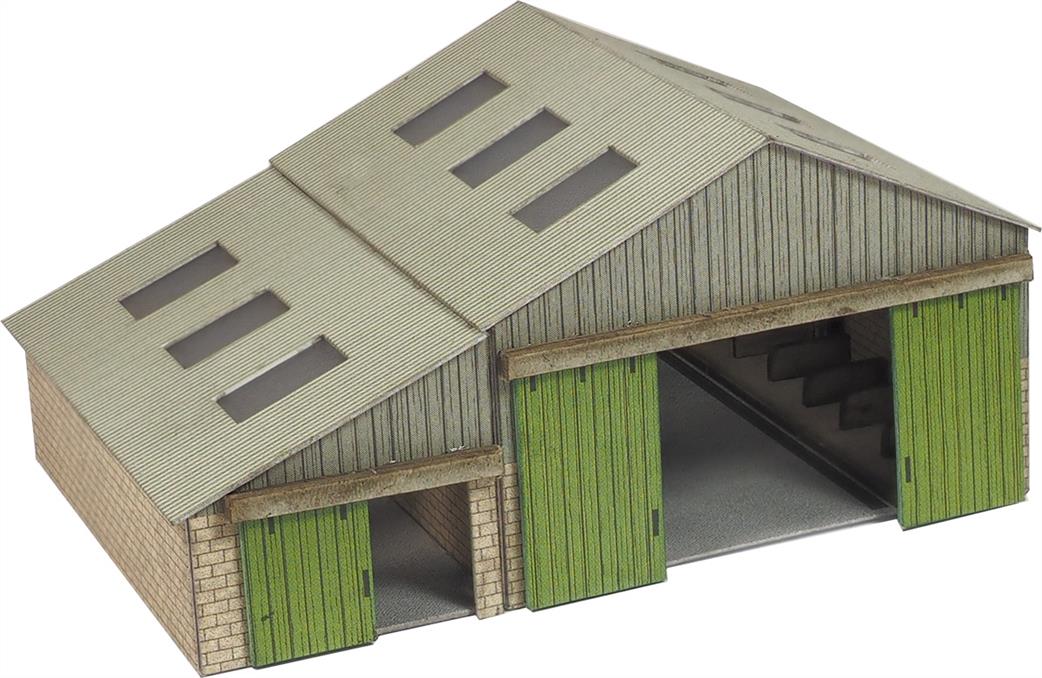 Metcalfe N PN951 Manor Farm Modern Barn Card Construction Kit