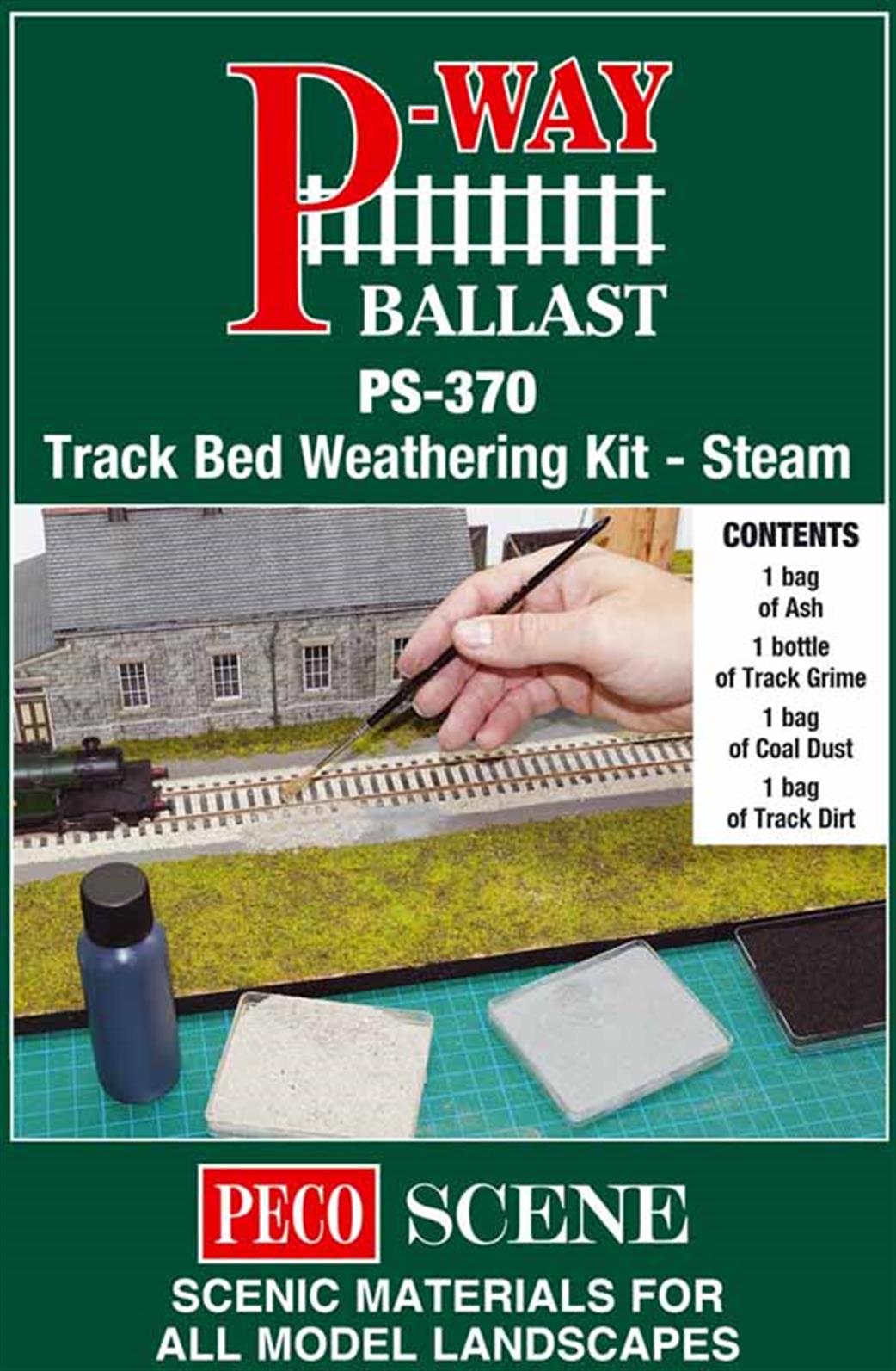 Peco  PS-370 Steam Era Track Weathering Kit