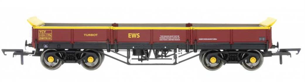 Dapol OO 4F-043-018 EWS 978101 Turbot Bogie Ballast Wagon EWS Maroon