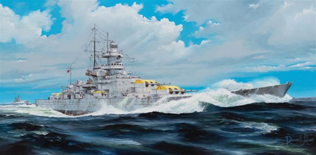 Trumpeter 1/200 03714 Gneisenau  German WW2 Battleship Plastic